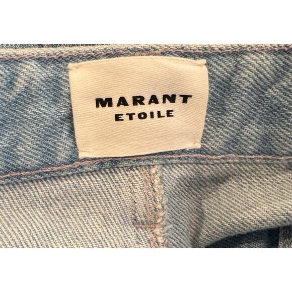 Isabel Marant Étoile Vandy Button Front Denim Skirt Size 42 FR, 10 US - Picture 11 of 15